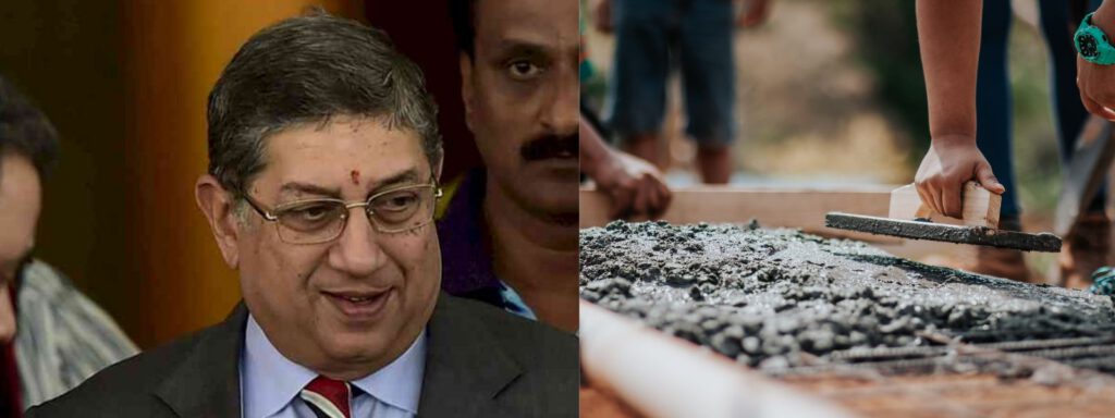 The Startups News - India Cements Promoter N Srinivasan Steps Down as UltraTech Finalizes Acquisition- The Startups News Panels