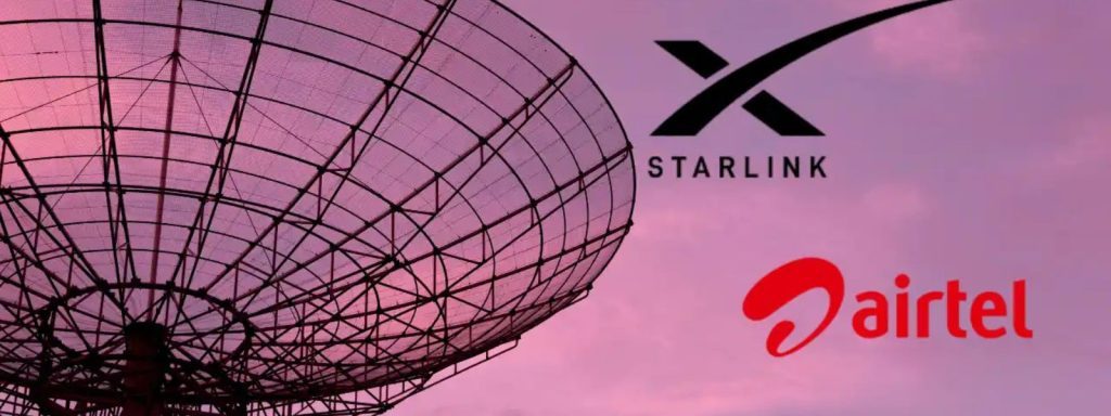 the startups news-Airtel partners with SpaceX to launch Starlink Internet in India-Airtel