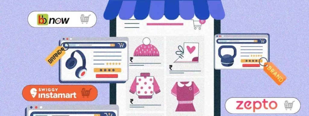 the startups news-Indian quick commerce drove two-thirds of e-grocery orders 2024-Indian quick commerce