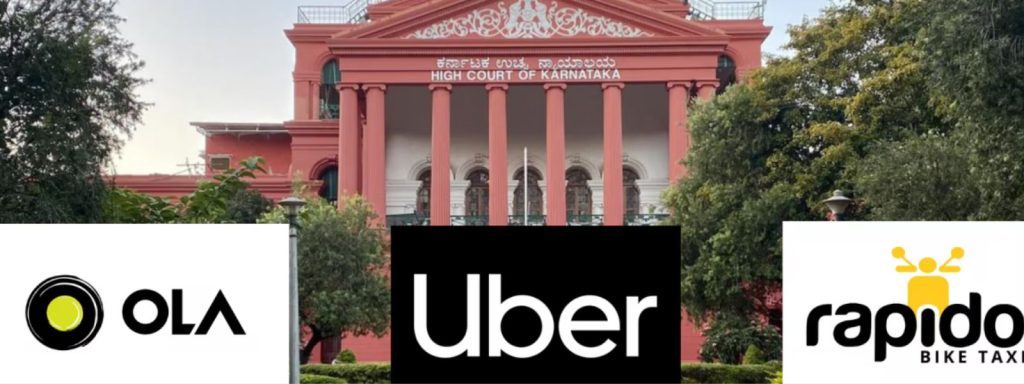 the startups news-Karnataka High Court bans Ola, Uber, Rapido bike taxis-Karnataka High Court bans