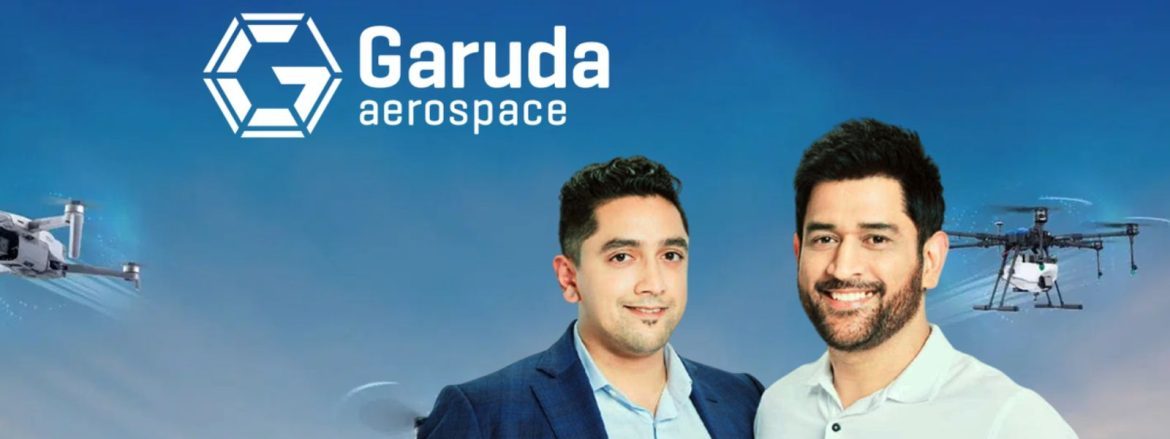 the startups news-MS Dhoni-backed Garuda Aerospace raises ₹100 crore funding-Garuda Aerospace raises funding
