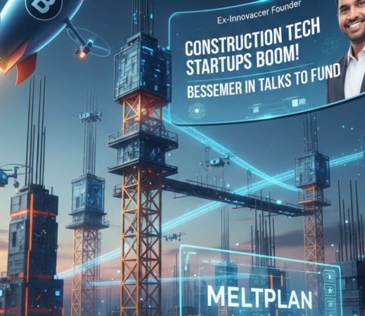 Construction tech startups boom! Bessemer in talks to fund ex-Innovaccer founder’s MeltPlan