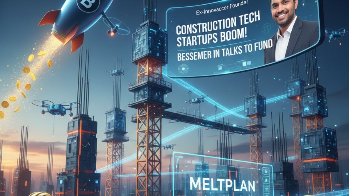 Construction tech startups boom! Bessemer in talks to fund ex-Innovaccer founder’s MeltPlan