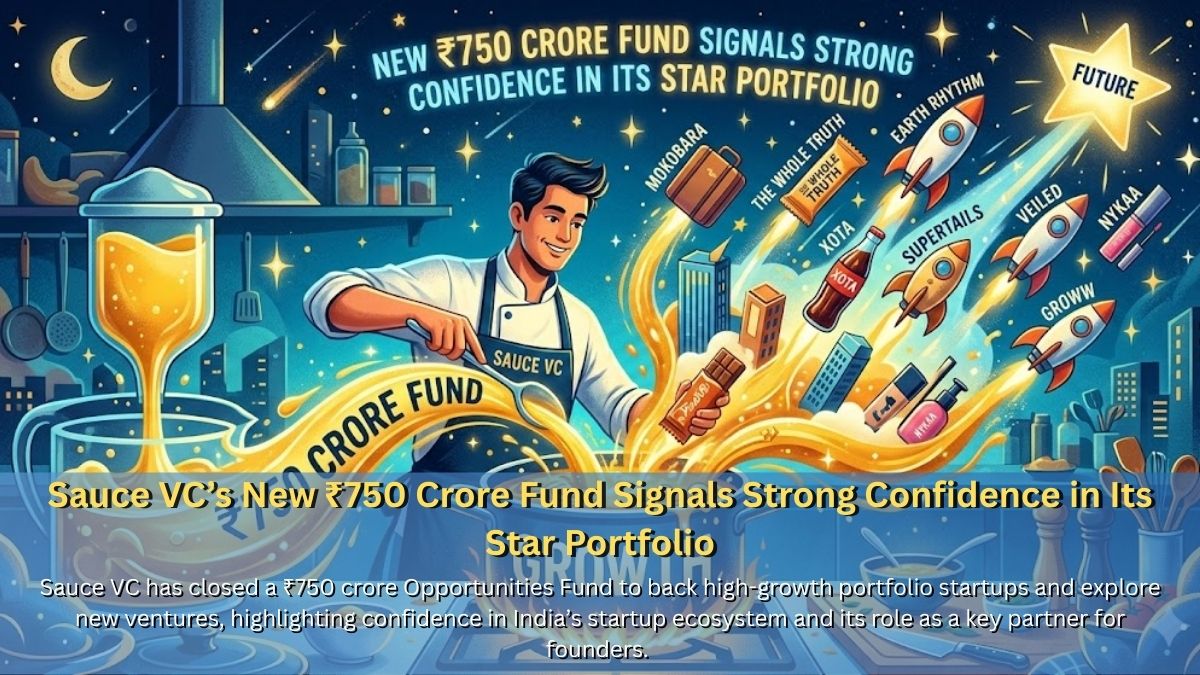 Sauce VC’s New ₹750 Crore Fund Signals Strong Confidence in Its Star Portfolio