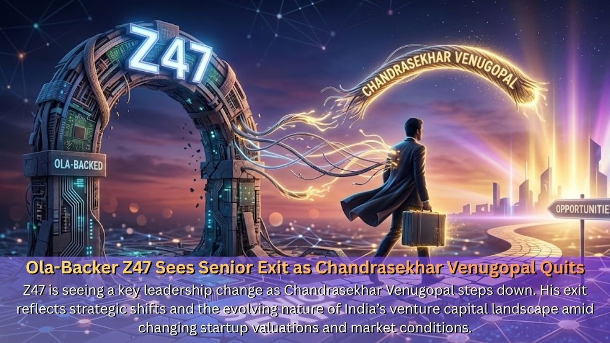 Ola-Backer Z47 Sees Senior Exit as Chandrasekhar Venugopal Quits