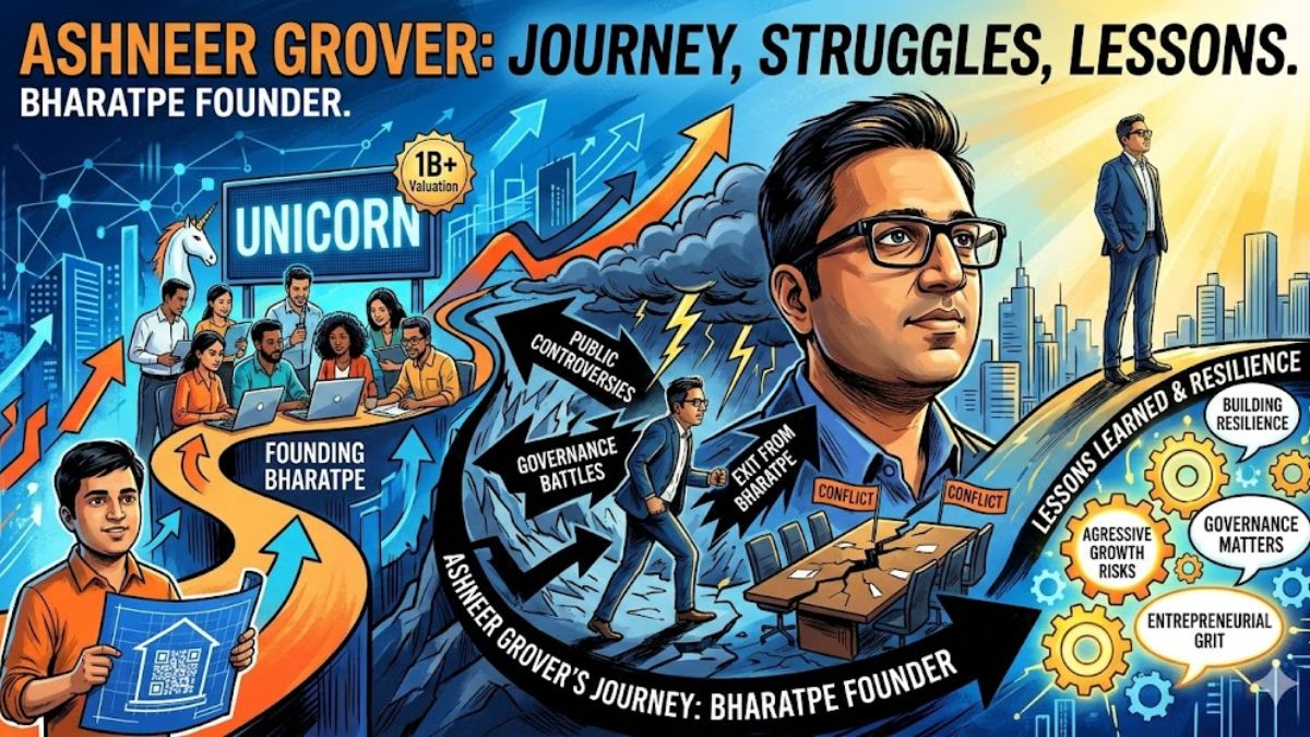 Meet Ashneer Grover, BharatPe Founder: Journey, Struggles, Lessons
