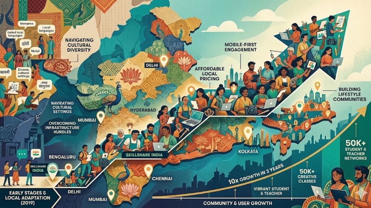 Skillshare India Case Study: How Skillshare India Scaled in India