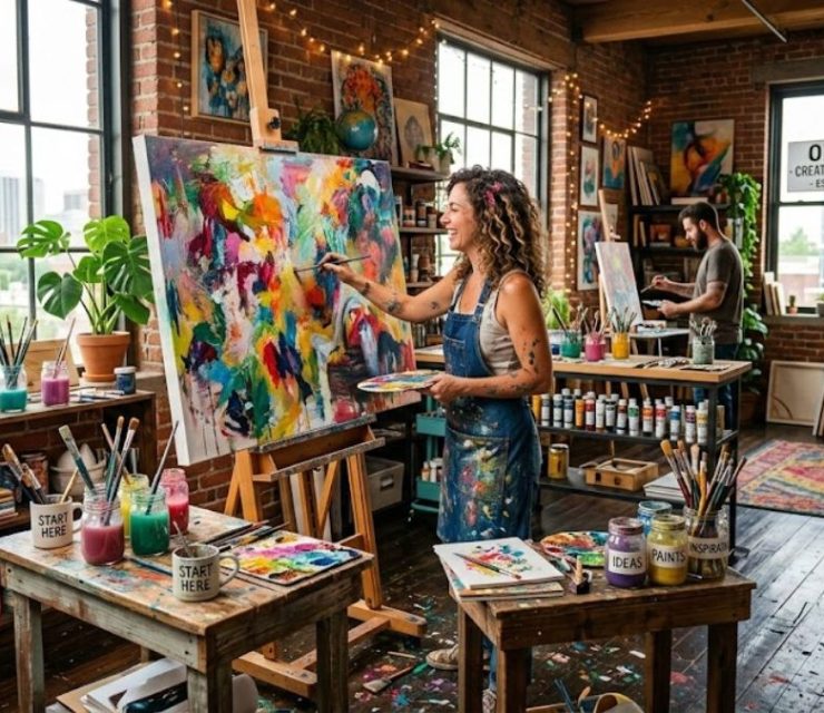 how to start a painting studio