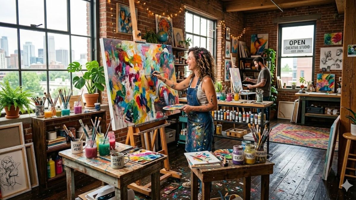 how to start a painting studio