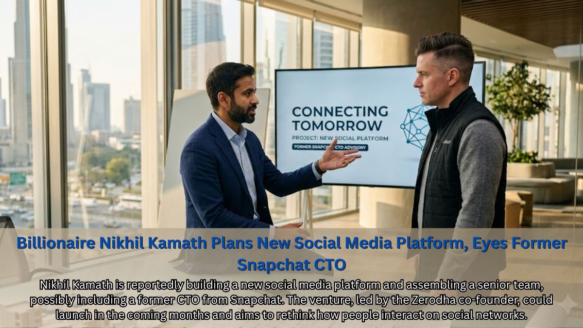 Billionaire Nikhil Kamath Plans New Social Media Platform, Eyes Former Snapchat CTO