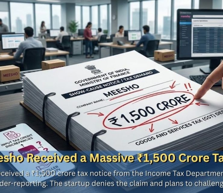 Why Meesho Received a Massive ₹1500 Crore Tax Notice