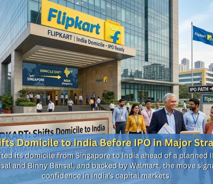 Flipkart Shifts Domicile to India Before IPO in Major Strategic Move