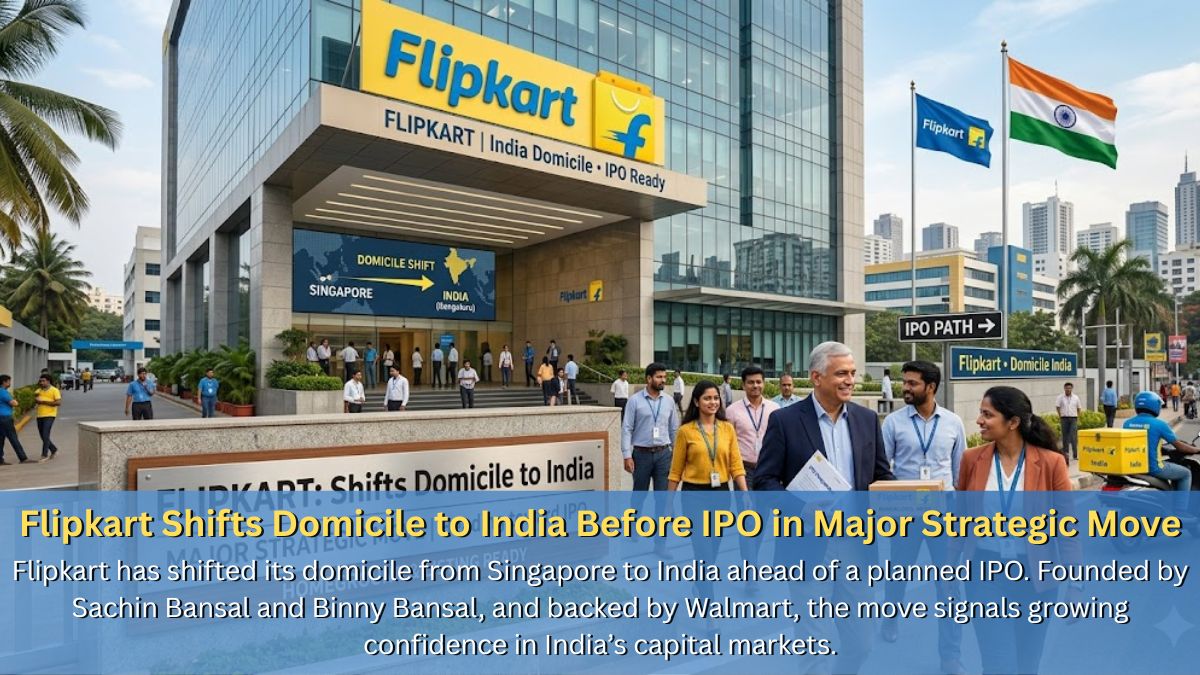 Flipkart Shifts Domicile to India Before IPO in Major Strategic Move