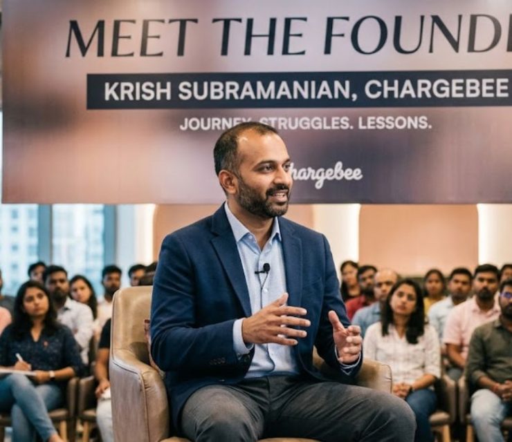 Meet Krish Subramanian, Chargebee Founder: Journey, Struggles, Lessons