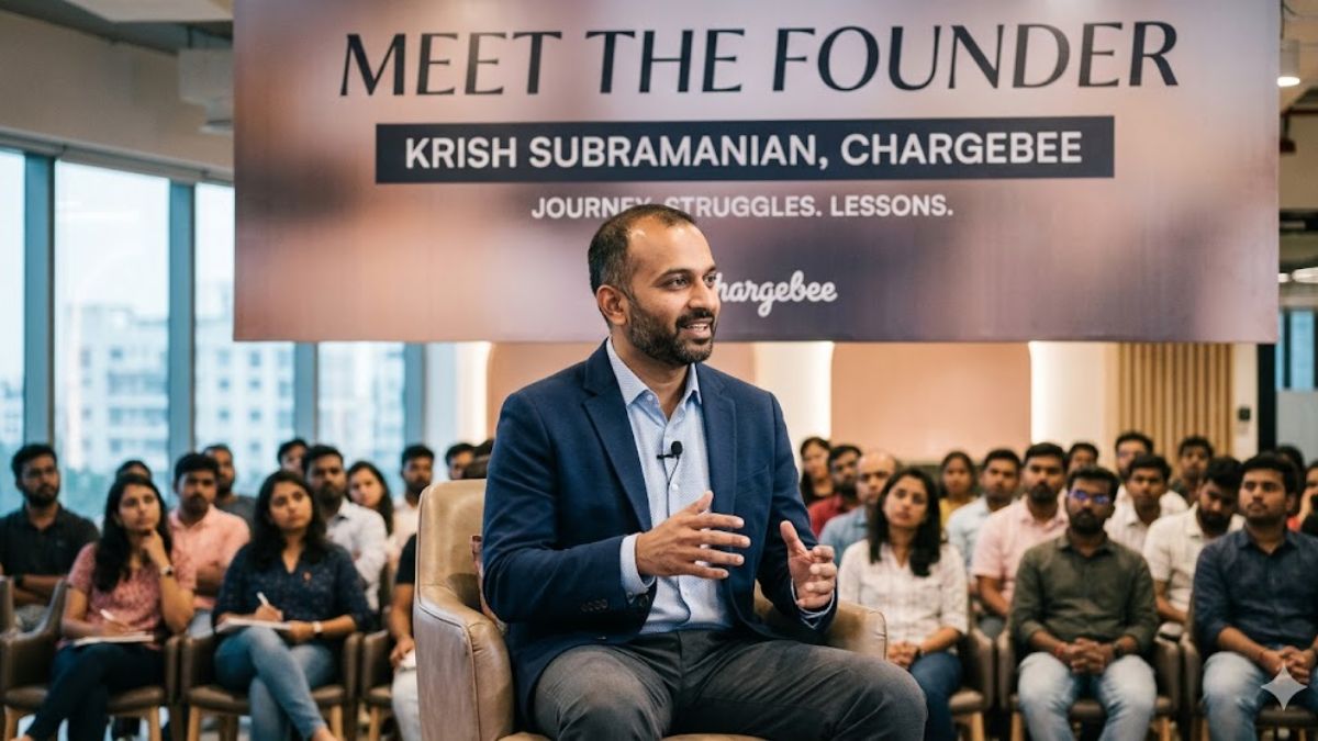 Meet Krish Subramanian, Chargebee Founder: Journey, Struggles, Lessons