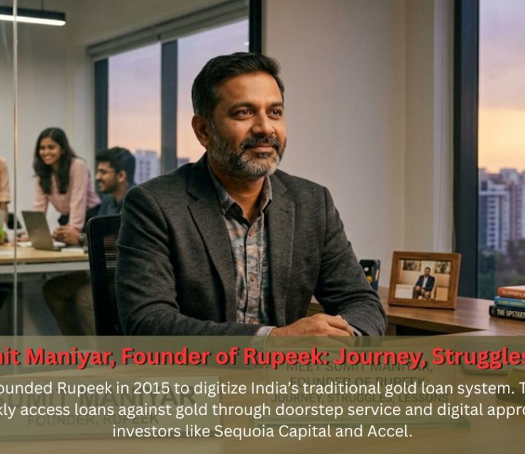 Meet Sumit Maniyar, Founder of Rupeek: Journey, Struggles, Lessons