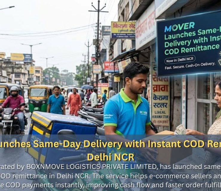 MOVER Launches Same-Day Delivery with Instant COD Remittance in Delhi NCR