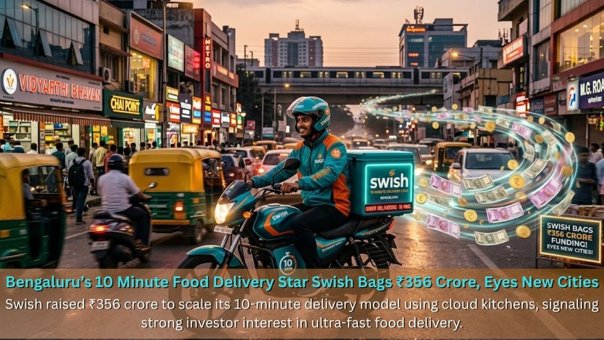 Bengaluru’s 10 Minute Food Delivery Star Swish Bags ₹356 Crore, Eyes New Cities