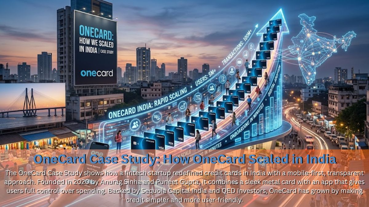 OneCard Case Study: How OneCard Scaled in India