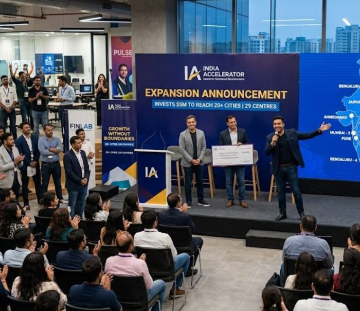 India Accelerator Invests $5M to Expand to 20+ Cities with 29 Centres