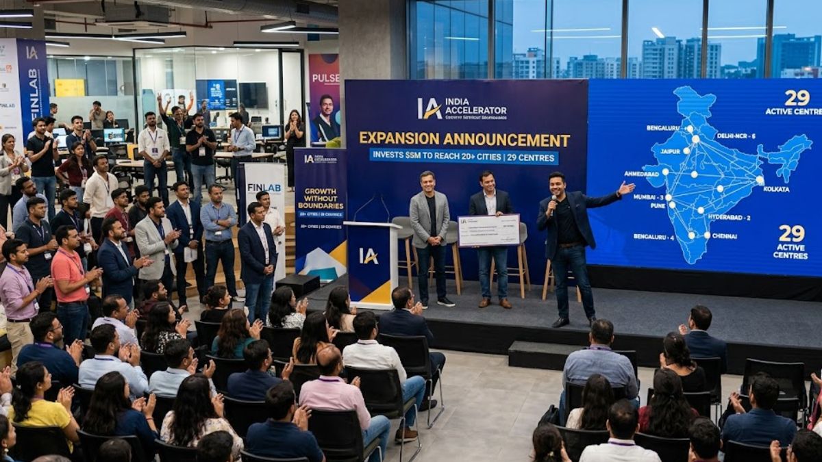 India Accelerator Invests $5M to Expand to 20+ Cities with 29 Centres