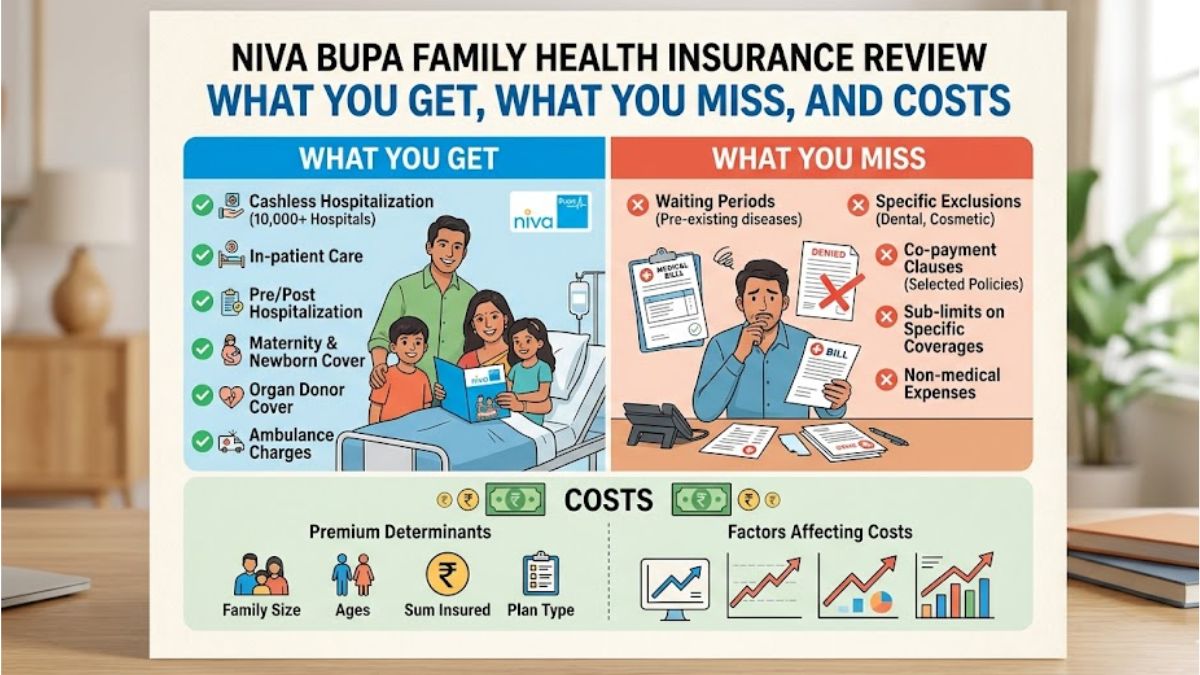 Niva Bupa Family Health Insurance Review: What You Get, What You Miss, and Costs