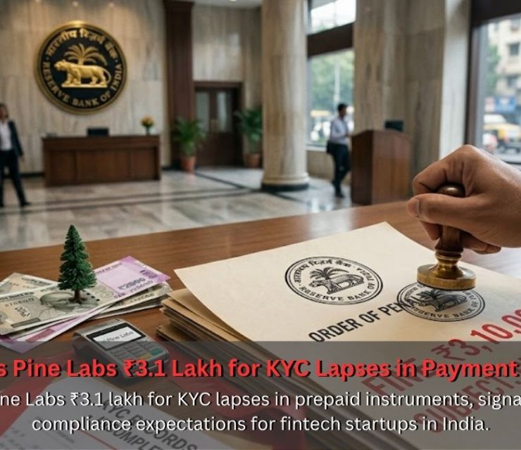 RBI Fines Pine Labs ₹3.1 Lakh for KYC Lapses in Payment Systems