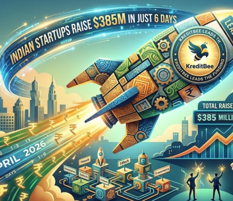 Indian Startups Raise $385M in Just 6 Days (April 2026); KreditBee Leads the Funding Surge