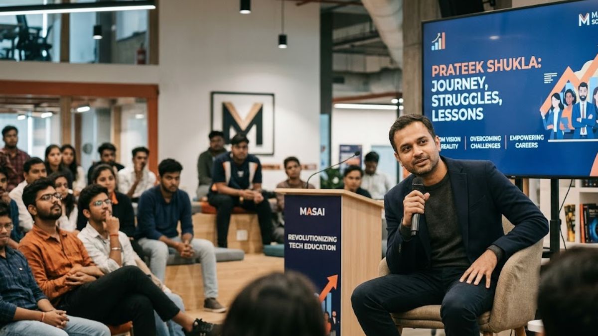 Meet Prateek Shukla, Masai School Founder: Journey, Struggles, Lessons