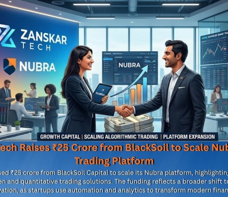 Zanskar Tech Raises ₹25 Crore from BlackSoil to Scale Nubra Quant Trading Platform