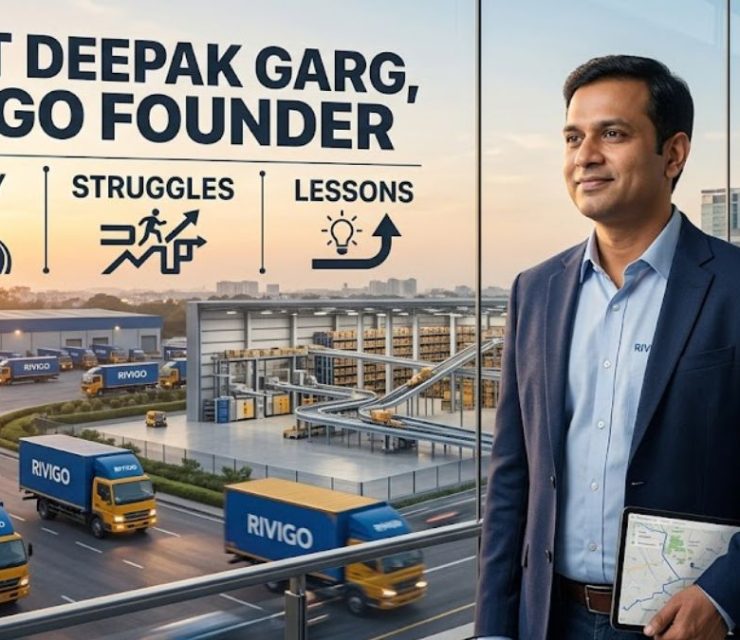 Meet Deepak Garg, Rivigo Founder: Journey, Struggles, Lessons