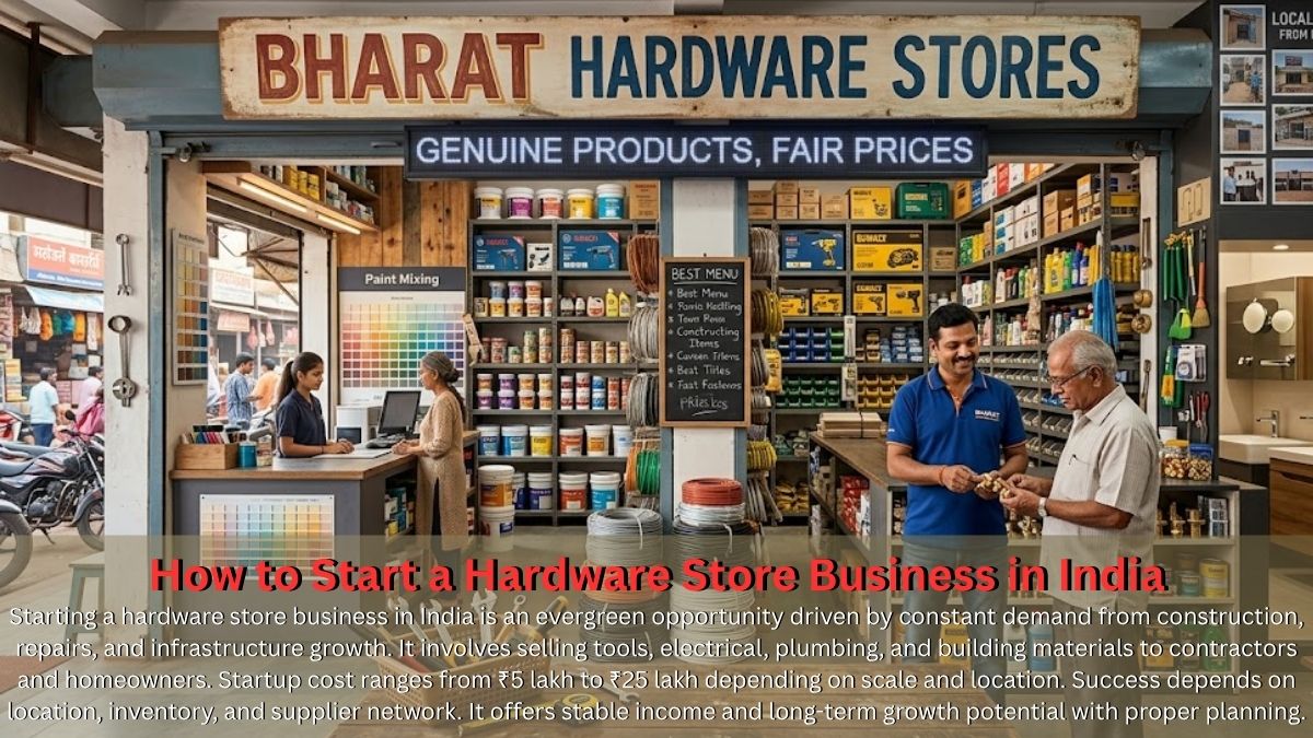 How to Start a Hardware Store Business in India