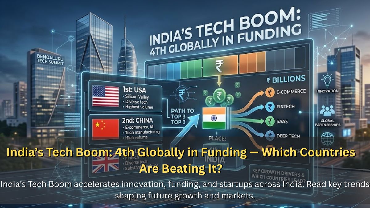 India’s Tech Boom: 4th Globally in Funding — Which Countries Are Beating It?
