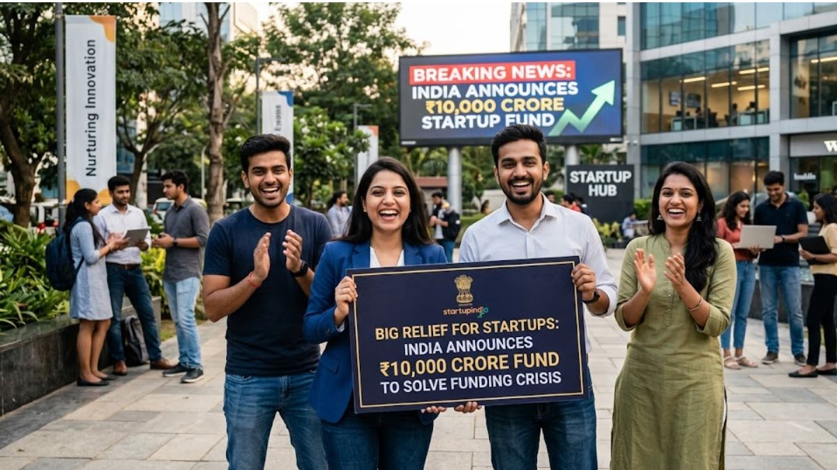 Big Relief for Startups: India Announces ₹10,000 Crore Fund to Solve Funding Crisis