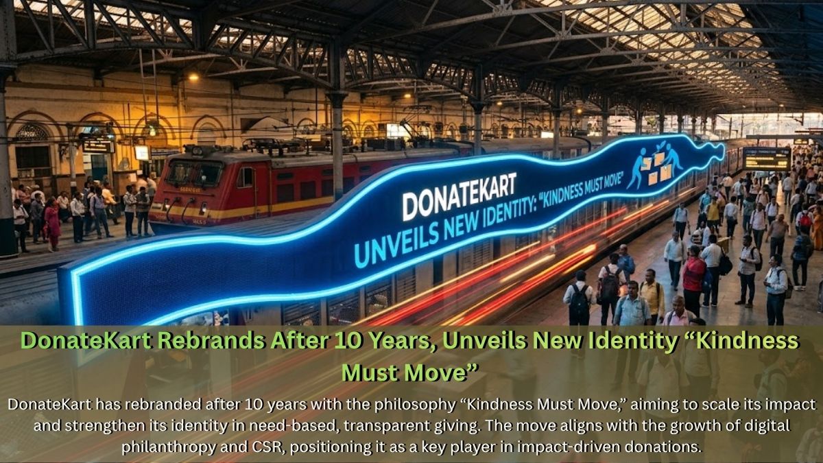 DonateKart Rebrands After 10 Years, Unveils New Identity “Kindness Must Move”