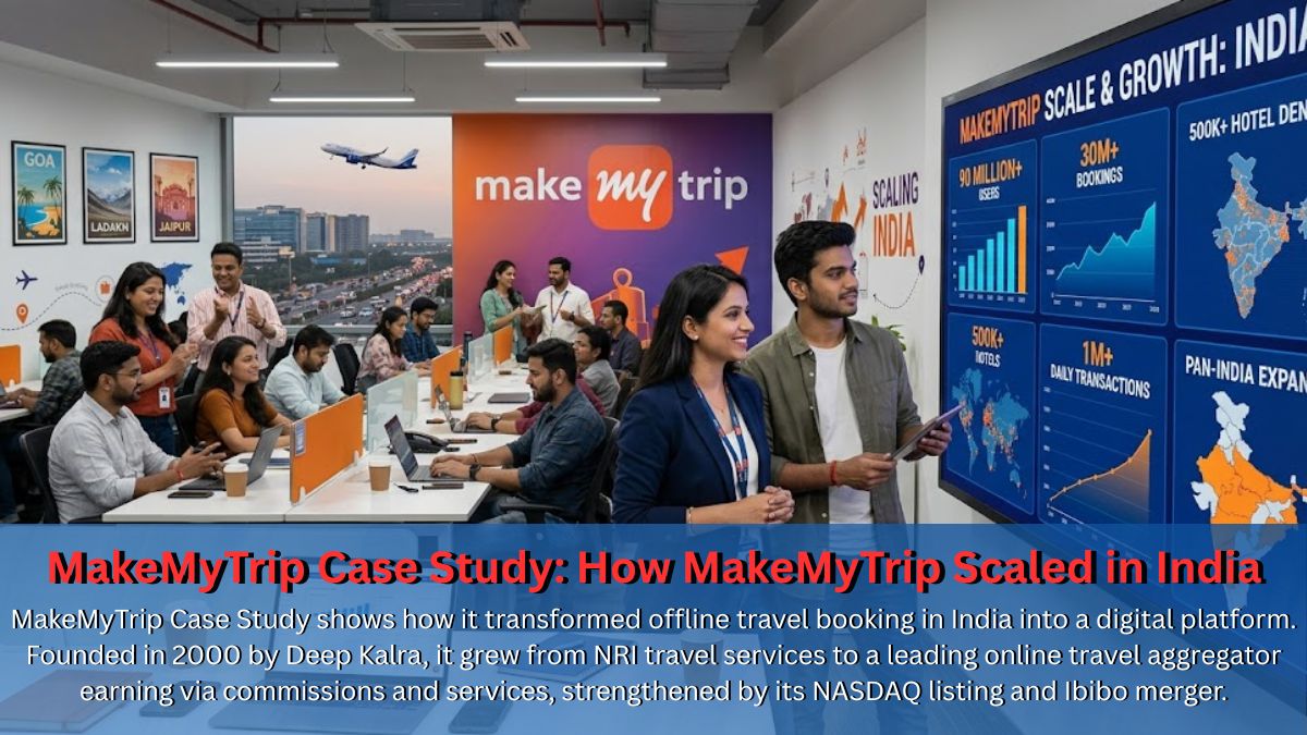 How MakeMyTrip Scaled in India: A Complete Case Study on Its Success