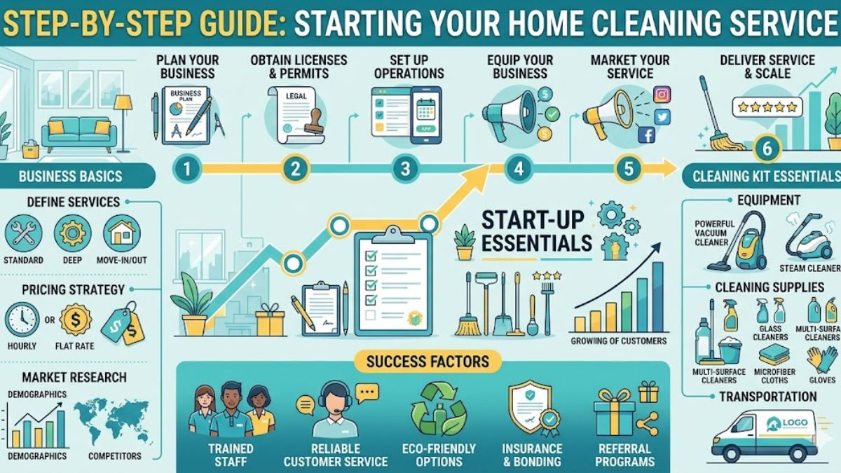 how to start a home cleaning service