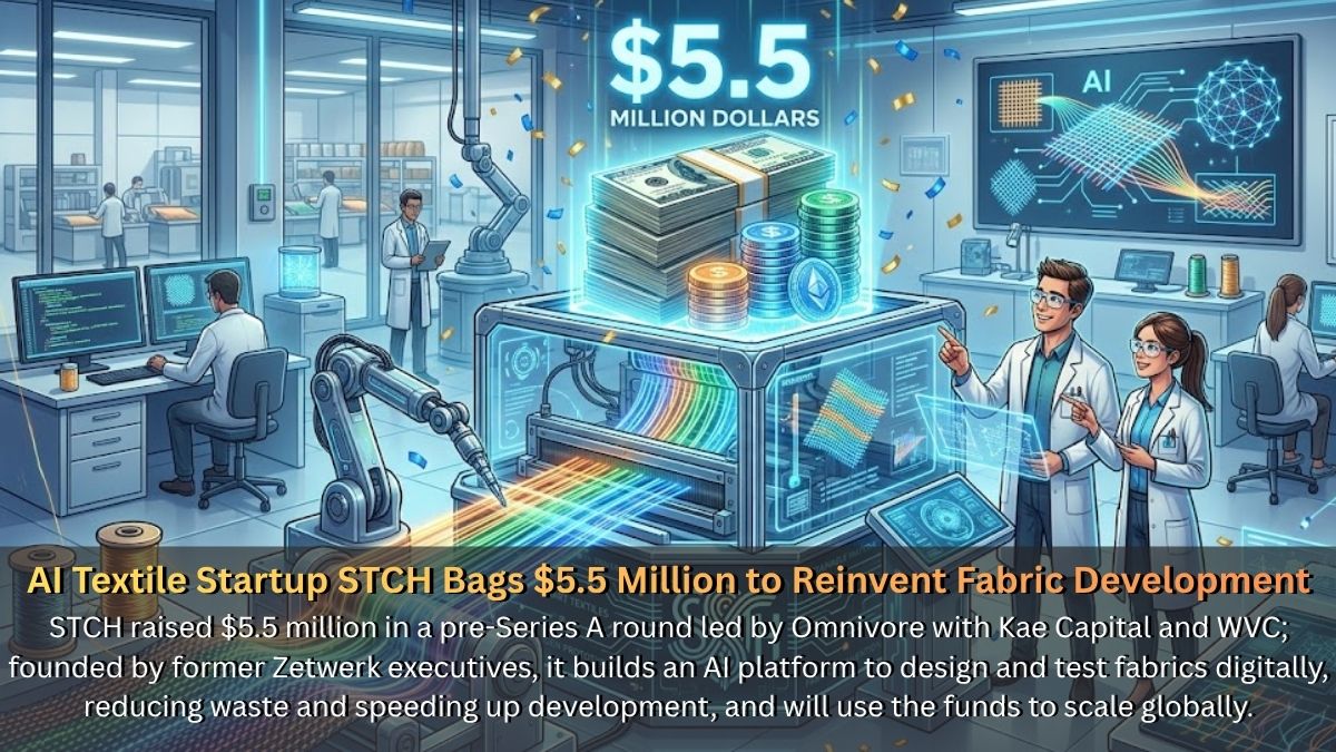 AI Textile Startup STCH Bags $5.5 Million to Reinvent Fabric Development