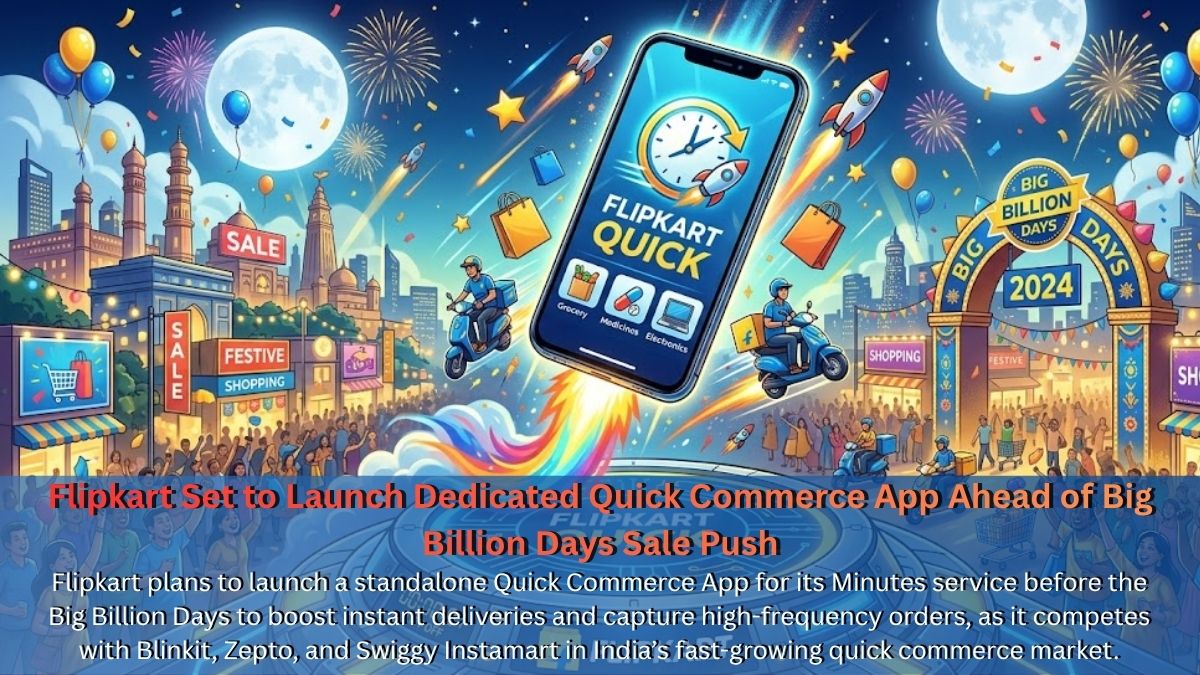 Flipkart Set to Launch Dedicated Quick Commerce App Ahead of Big Billion Days Sale Push