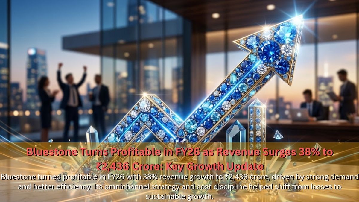 Bluestone Turns Profitable in FY26 as Revenue Surges 38% to ₹2,436 Crore: Key Growth Update