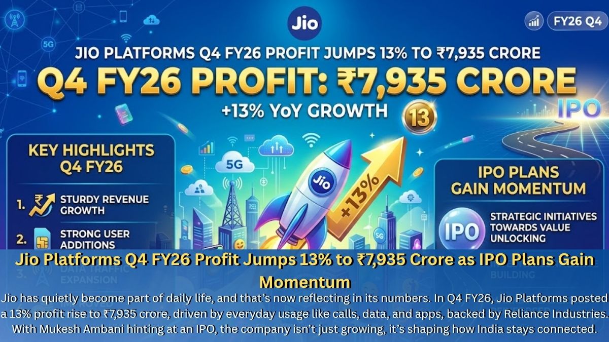 Jio Platforms Q4 FY26 Profit Jumps 13% to ₹7,935 Crore as IPO Plans Gain Momentum