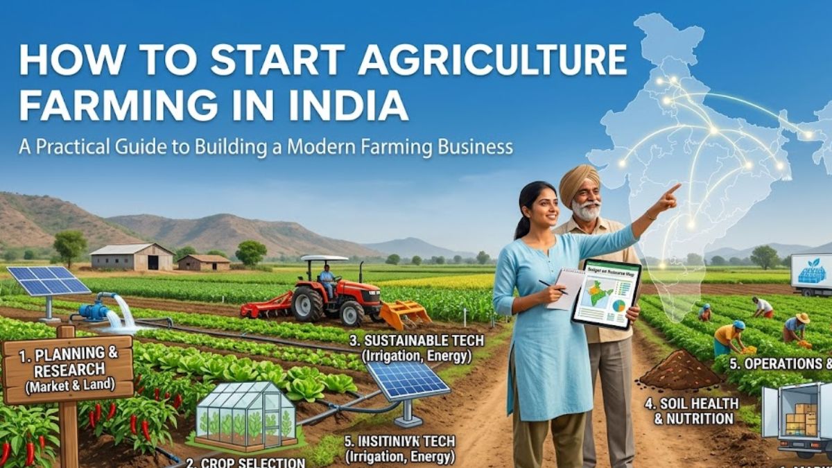 How to Start Agriculture Farming in India: A Practical Guide to Building a Modern Farming Business