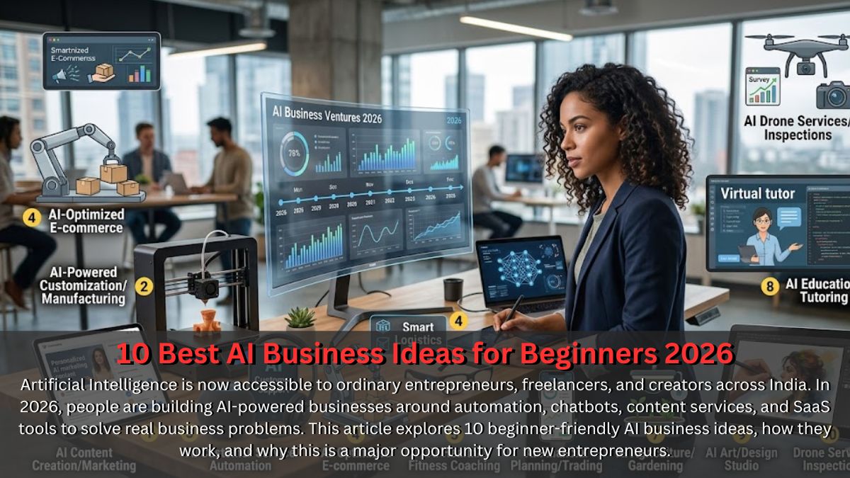 10 Best AI Business Ideas for Beginners 2026