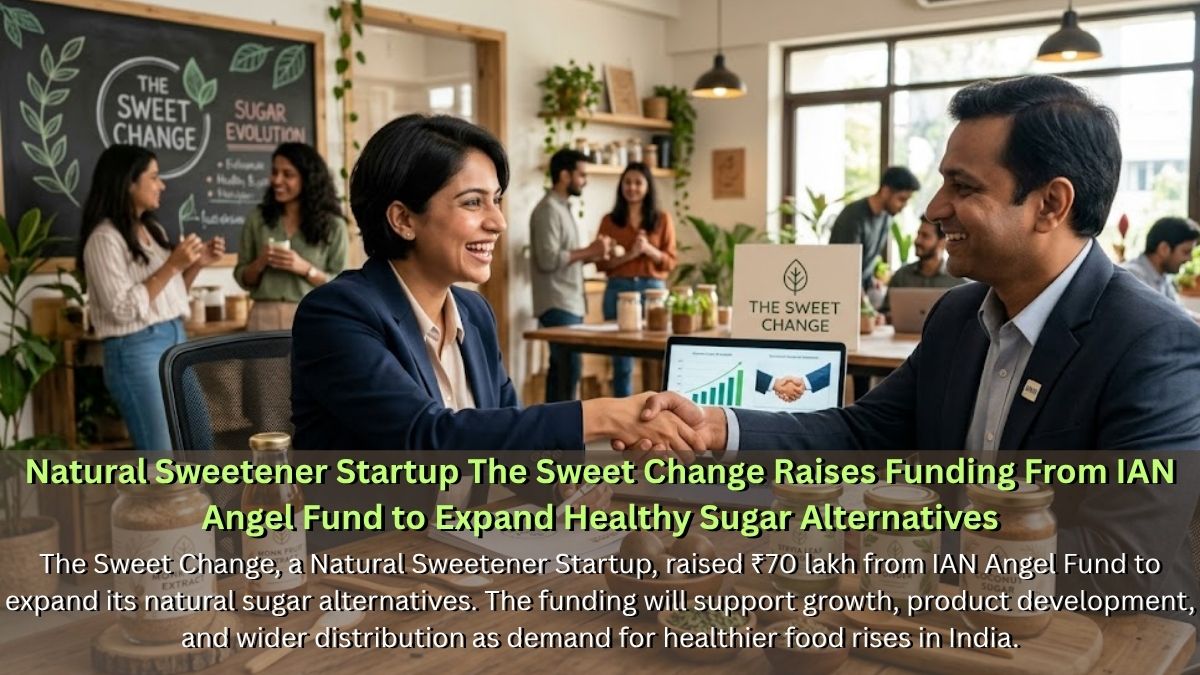 Natural Sweetener Startup The Sweet Change Raises Funding From IAN Angel Fund to Expand Healthy Sugar Alternatives